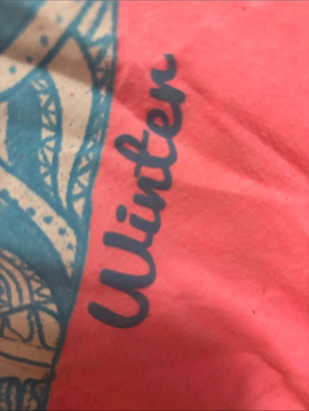 Hobie Pink Girls' Short Sleeve Tee with Blue Heart Dolphin Graphic